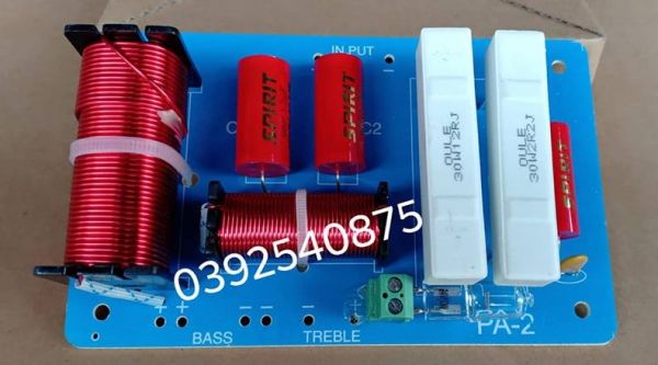 PHÂN TAN PA-2 CHO LOA 1 BASS, 1 TREBLE KÈN